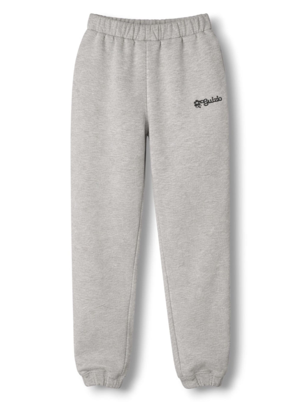 Danielle Guizio Logo Sweatpants Gray Joggers Embroidered Lounge Pants Medium